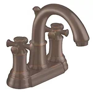 American Standard 7420.221.224 Portsmouth 2-Handle 4" Centerset High-Arc Bathroom Faucet w/ Cross Handles (Oil Rubbed Bronze)