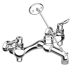American Standard 8344.012 - Wall Mount Service Sink Faucet w/ Top Brace
