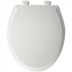 Church 640E2 - Round, Closed Front with Cover E2 Molded Wood Toilet Seat