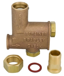Bradley - S60-003A - CP Stop, Strainer, Check Valve