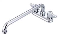 Central Brass 0094-H3 Two Handle Shell Type Bar/Laundry Faucet, Chrome