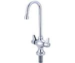 Central Brass 0287-GSA - Single Hole Mount Two Handle Bar/Pantry Faucet with Gooseneck Spout