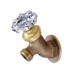 Central Brass 0575-1/2 Lawn Faucet, Rough Brass