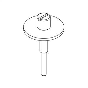 CENTRAL BRASS SU-1043-S Push Valve Stem With Diaphragm for Glass Filler