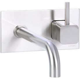 Cifial 224.152.620 - Techno Quadra Single Handle Wall Mount Lavatory Faucet