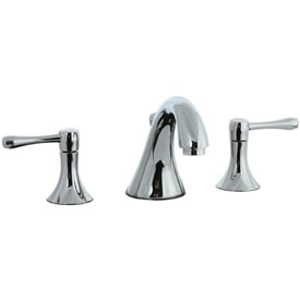 Cifial 244.110.721 - Brookhaven Widespread Lavatory Faucet with Barrel Lever - Polished Nickel