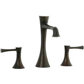 Cifial 245.130.R15 - Brookhaven L Spout low with s Lavatory with Crown Lever -rough bronze