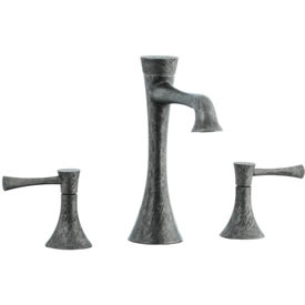 Cifial 245.130.R20 - Brookhaven L Spout low with s Lavatory with Crown Lever -rough nickel