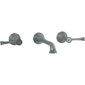 Cifial 245.176.R20 - Brookhaven L Spout Wall Mounted Lavatory Faucet with Crown Lever - rough nickel