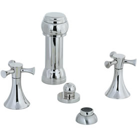 Cifial 246.125.721 - Brookhaven Bidet with rosette spray Crown Cross - Polished Nickel