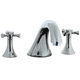 Cifial 246.640.721 - Brookhaven 3pc Roman Tub Crown Cross - Polished Nickel