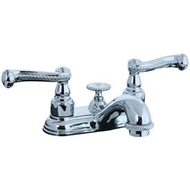 Cifial 256.115.625 - Brunswick 4-inch Center Lavatory Faucet - Polished Chrome