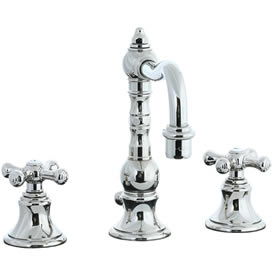 Cifial 267.130.721 - High Pillar Widespread Lavatory Faucet - Polished Nickel