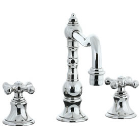 Cifial 267.250.721 - High Pillar Kitchen Widespread Faucet without Spray - Polished Nickel