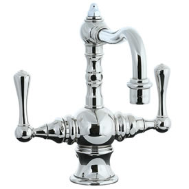 Cifial 268.105.721 - High T-body 1-hole Lavatory Faucet Lever Handle - Polished Nickel