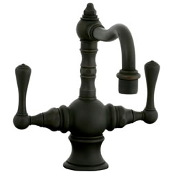 Cifial 268.105.W30 - High T-body 1-hole Lavatory Faucet Lever Handle - Weathered