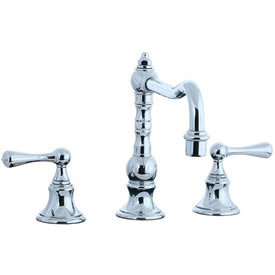 Cifial 268.250.625 - High Pillar Kitchen Widespread Faucet without Spray - Polished Chrome