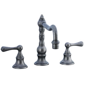 Cifial 268.250.D20 - High Pillar Kitchen Widespread Faucet without Spray -Distressed Nickel