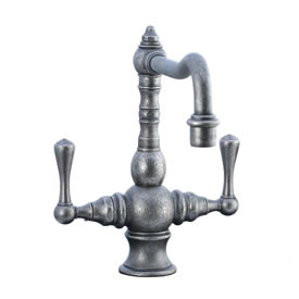 Cifial 268.350.D20 - High T-body 1-hole Kit Faucet without Spray Lever Handle - Distressed Nickel