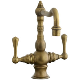 Cifial 268.350.V05 - High T-body 1-hole Kit Faucet without Spray Lever Handle - Aged Brass