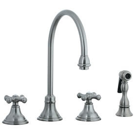 Cifial 277.245.620 - Asbury Kitchen Widespread Faucet with spray