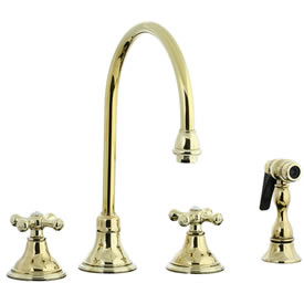 Cifial 277.245.X10 - Asbury Kitchen Widespread Faucet with spray