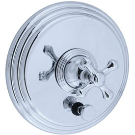 Cifial 277.611.625 - Asbury CROSS PB valve with Diverter TRIM- Polished Chromeome