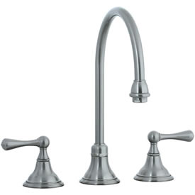 Cifial 278.230.620 - Asbury Kitchen Widespread Faucet without spray -Satin Nickel