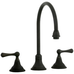 Cifial 278.230.W30 - Asbury Kitchen Widespread Faucet without spray -Weathered