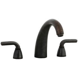 Cifial 295.650.D15 - Stone Mountain Roman Tub Filler Trim with Lever Handle-Dstrs Bronze