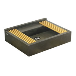 Cifial 3700002-P00 - Techno S1 Compact Sink - 3 Holes - Black Slate