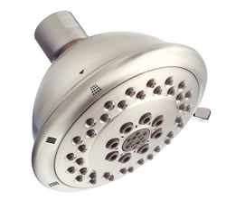 Danze D460047BN - 513E 3F Showerhead, max flow rate 2.0 gpm - Tumbled Bronzeushed Nickel