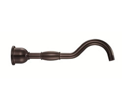 Danze D481376RB - 12-inch Shower Arm with Flange - Oil Rubbed Bronze