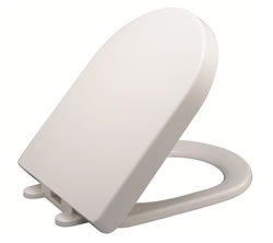 Danze D490006WH - Soft-Close Elongated Toilet Seat - White