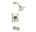 Danze D500033BNT Reef 1H Tub & Shower Trim Kit w/ Diverter on Spout 2.5gpm Brushed Nickel