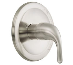 Danze D510411BNT - Melrose Single Handle Pressure Balance Mixing Valve Only TRIM Kit Lever Handle - Tumbled Bronzeushed Nickel
