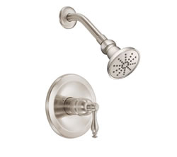 Danze D520655BNT - Sheridan Single Handle TRIM Shower Only Lever Handle - Tumbled Bronzeushed Nickel