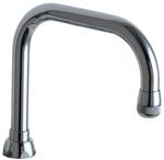 Chicago Faucets - DB6AJKCP - Double Bend Spout A Type End
