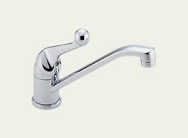 Delta Classic: Single Handle Kitchen Faucet - 101-WF