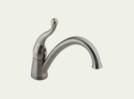 Delta Talbott: Single Handle Kitchen Faucet - 117-SS-DST