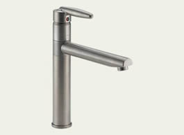 Delta Grail: Single Handle Kitchen Faucet - 185LF-SS