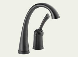 Delta 1980T-RB-DST - Delta Pilar: Single Handle Bar/Prep Faucet With Touch2O Technology(R), None - Venetian Bronze