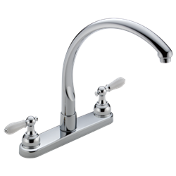 Delta Waterfall: Two Handle Kitchen Faucet - 2176-LHP
