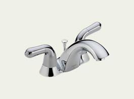 Delta Innovations: Two Handle Centerset Lavatory Faucet - 2530-24