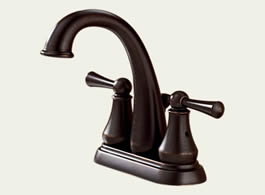 Delta Lewiston: Two Handle Centerset Lavatory Faucet - 25901LF-RB