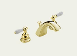 Delta Innovations: Two Handle Widespread Lavatory Faucet - 3530-PBLHP