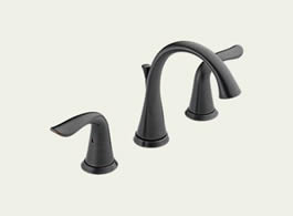 Delta Lahara: Two Handle Widespread Lavatory Faucet - 3538-RBMPU