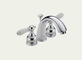 Delta Innovations: Two Handle Mini-Widespread Lavatory Faucet - Less Handles - 4530-LHPTP
