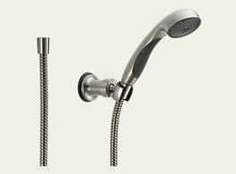 Delta 55013-SS  Premium Single-Setting Adjustable Wall Mount Hand Shower, Stainless