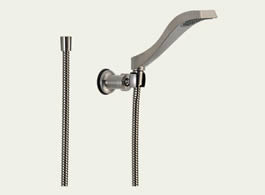 Delta 55051-SS Dryden: Premium Single-Setting Adjustable Wall Mount Hand Shower, Stainless